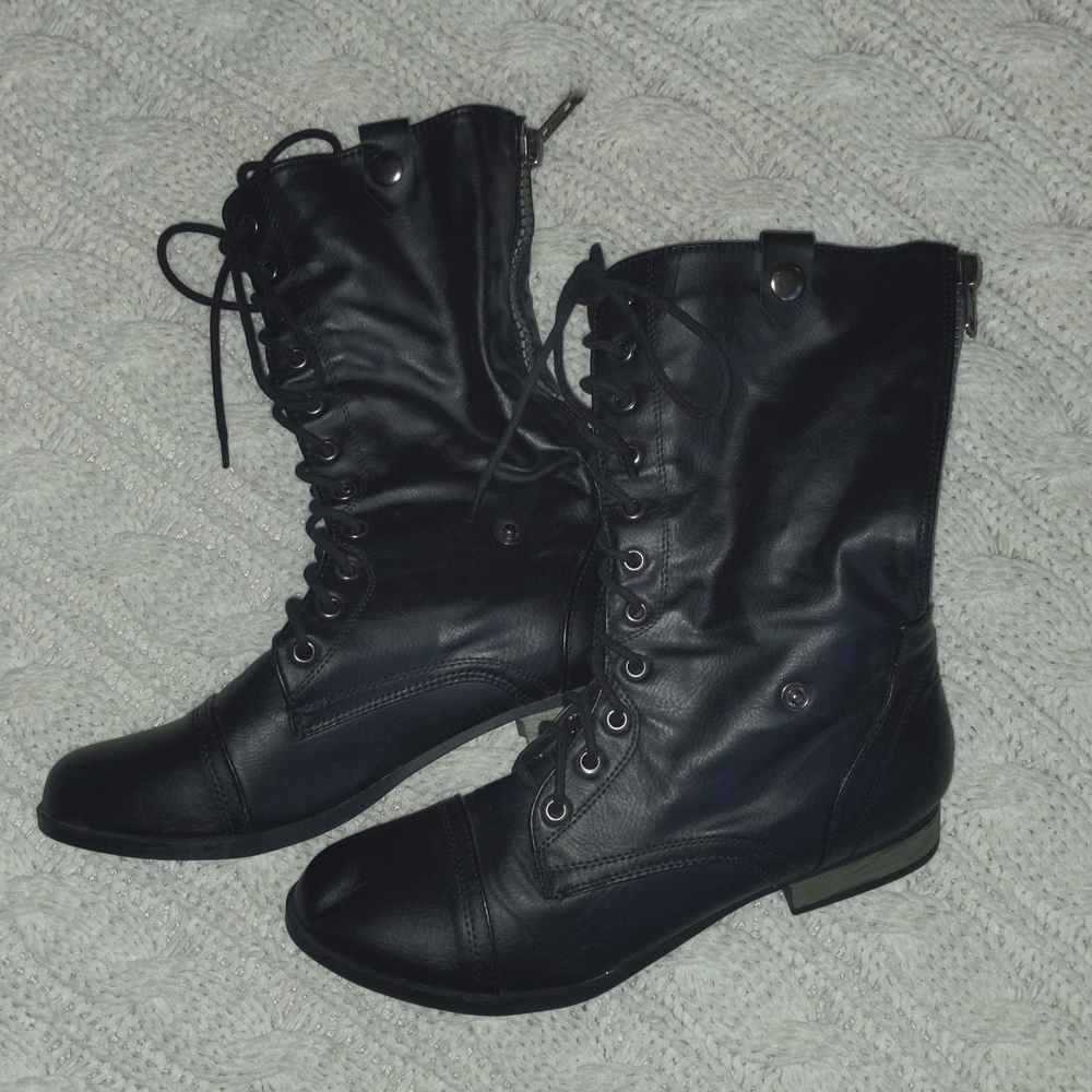 Madden Girl Combat Boots